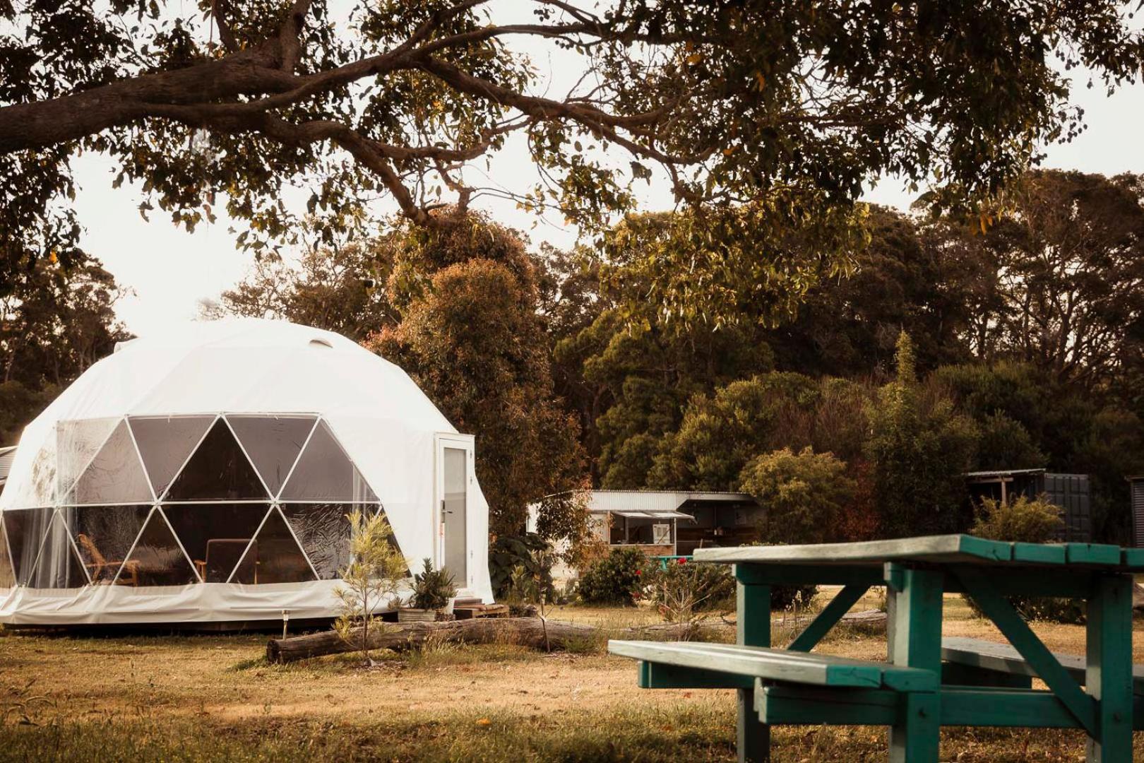 Boogaloo Camp Hotel Augusta Exterior photo